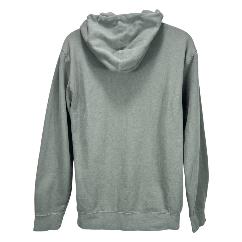 RVCA‎ Men’s Large Green Pullover Hoodie Logo Front Cotton Blend - Picture 4 of 6
